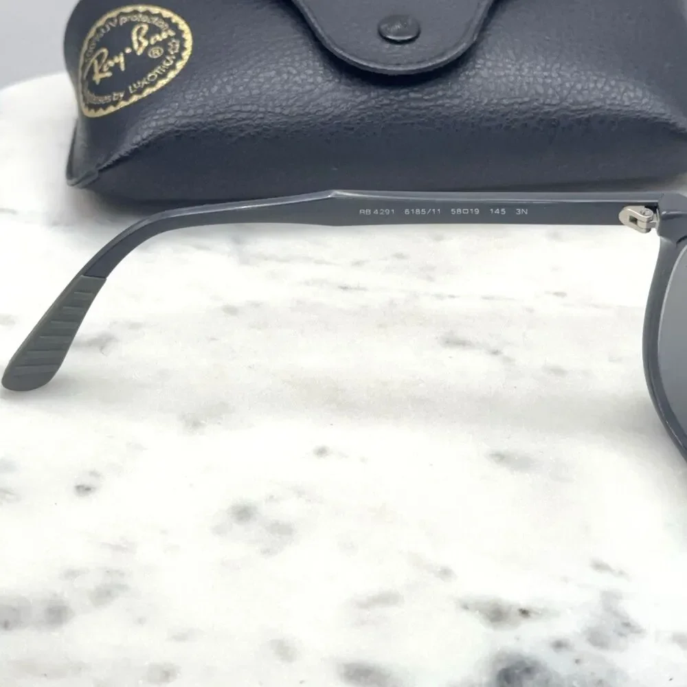 Ray Ban RB 4291 6185/11 3N Dark Gray Sunglasses Frames Only w/ Case 58-19-145